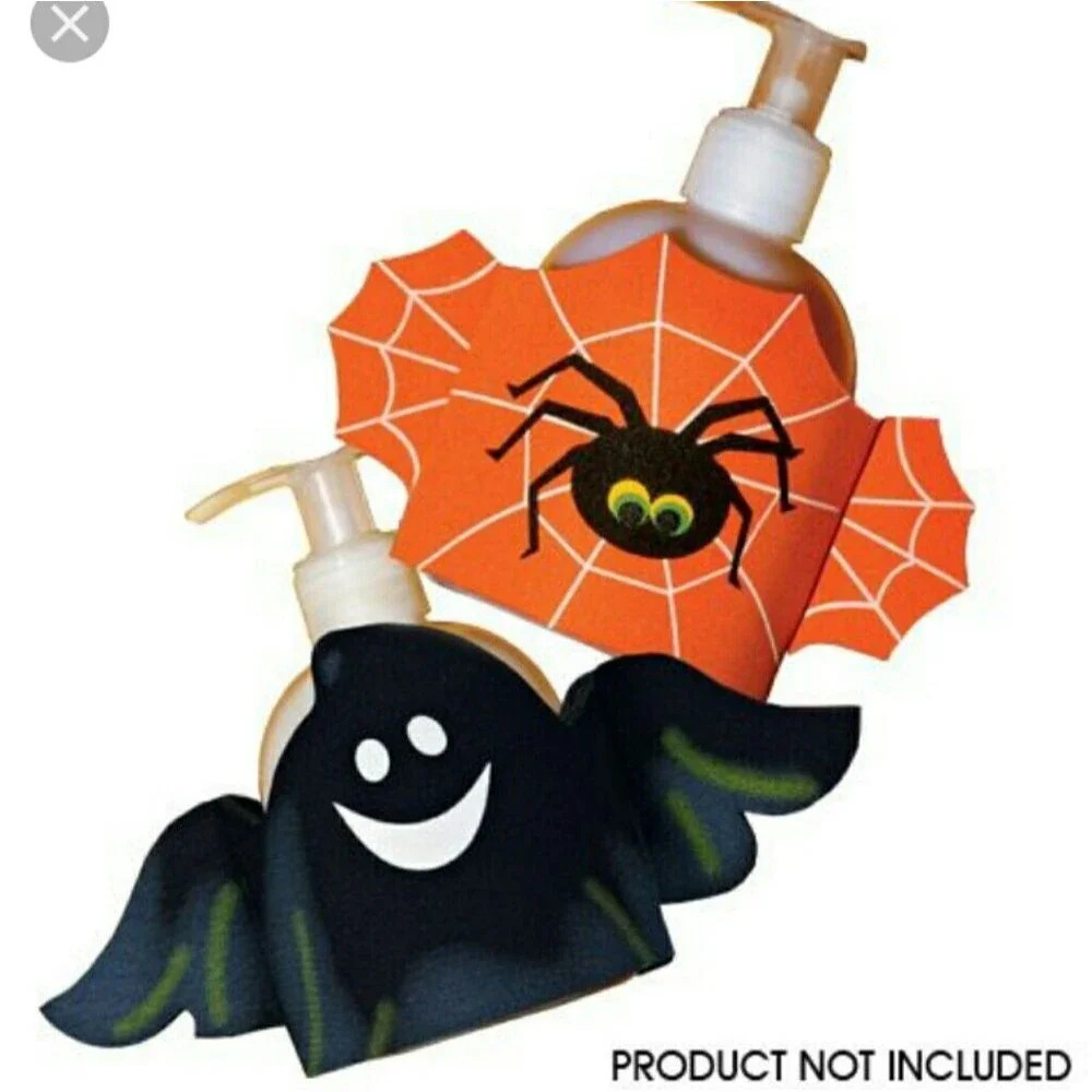 Halloween Spider Soap Pump Sleeve
